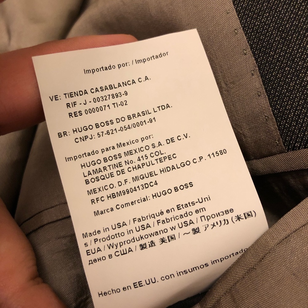 Hugo Boss Sport Coat US 40R Grey - Picture 6 of 6